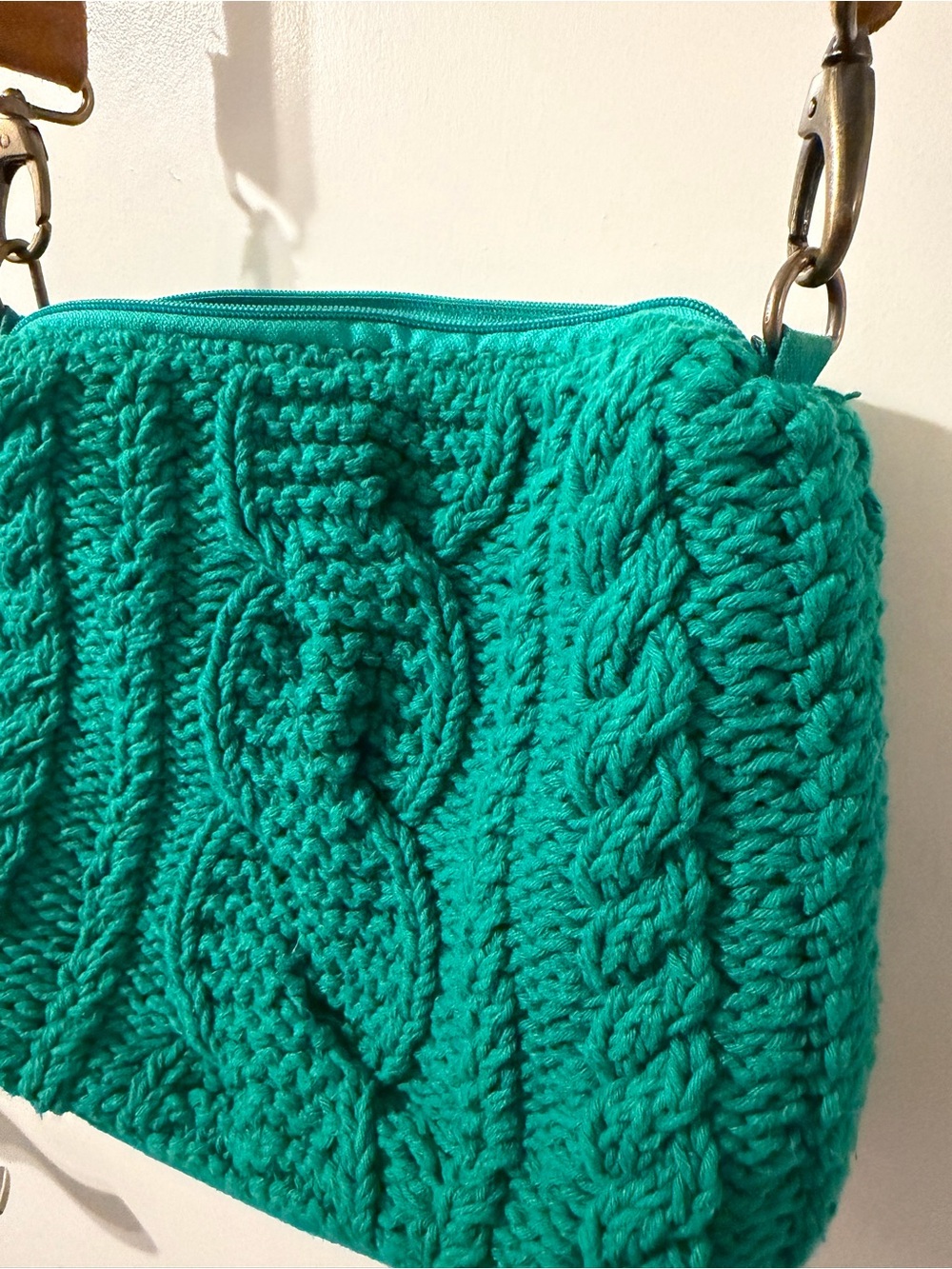 Panache Apparel Cable Knit Crossbody View 4